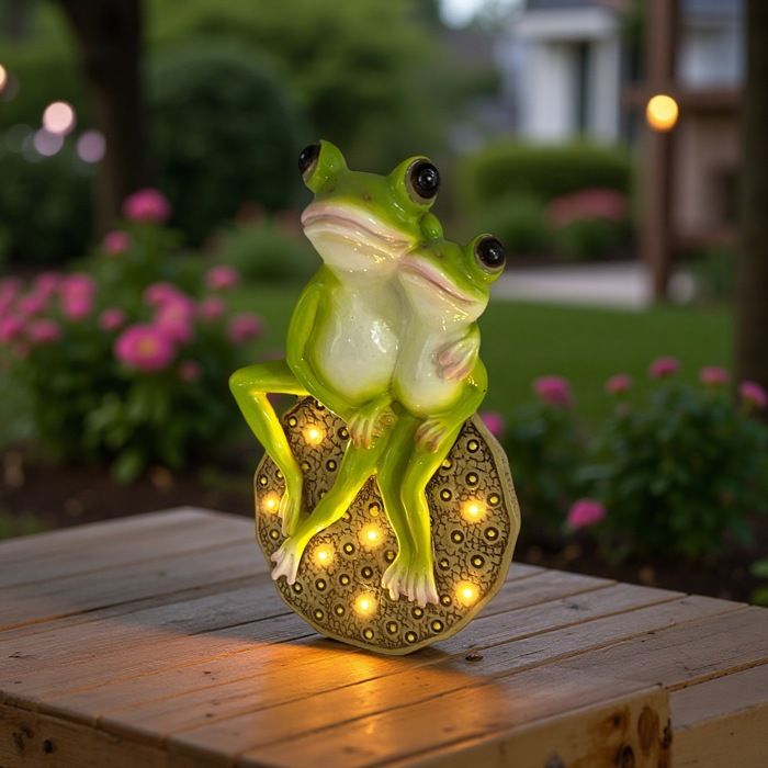 Petite Grenouille En Résine 3D – Statuette Décorative Pour Jardin, étang Ou Intérieur, Idéale En Cadeau