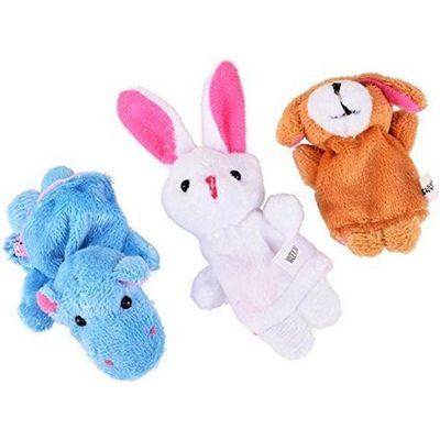 CHSYOO Lot De 10 Marionnettes à Doigts Animaux – Peluche Douce, Idéal Pour Raconter Des Histoires, Dès 2 Ans