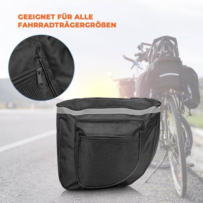 CEN sacoche de porte-bagages arrière double face pour vélo Sacoche de selle de vélo Sac de porte