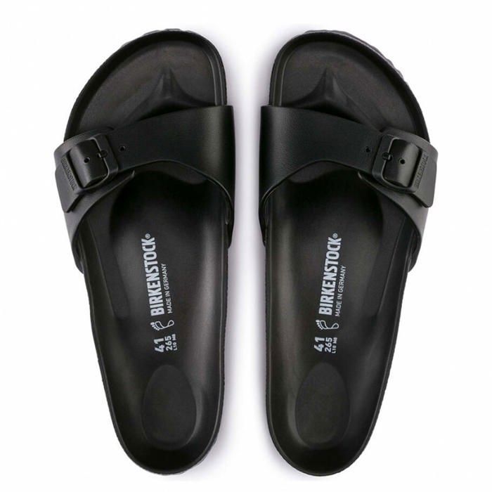 Sandales Birkenstock Madrid Eva Noir Fermeture scratchs