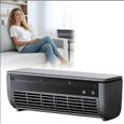 Rafraîchisseur mural compact sans perçage, climatiseur personnel à puce de refroidissement solide, fonction noir VENTILATEUR