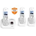 Téléphone fixe sans fil avec répondeur Alcatel XL785 Trio Blanc-0