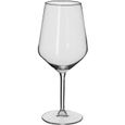 Alpina verres à vin 53 cl verre 21,7 cm transparent 6 parties-0