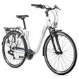 Vélo de ville musculaire - Leader Fox - Region 2023 - Femme - Blanc - Cadre alu-0