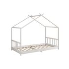 Oskar Store lit cabane Fredericke, Blanc, 80x160 cm