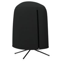 Housse de protection pour fauteuil suspendu - Outsunny - 128x128x190cm -  bâche imperméable avec fermeture éclair Tissu Oxford noir