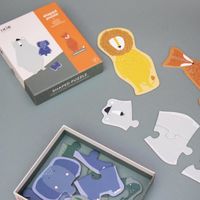 Puzzle à forme - 5 animaux - Carton FSC - A partir de 2 ans - Trixie