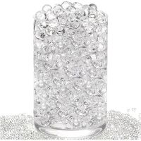 Un paquet de 250 g contient environ 50 000 à 55 000 perles de gel transparentes de couleur transparente. Fabriqué à partir de
