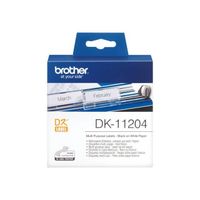 Etiquettes multi-emploi - BROTHER - DK-11204 - Blanc - 400 étiquette(s)