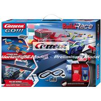Carrera GO!!! - CARRERA - Build 'n Race - Jeu de course - Camion rouge et voiture bleue