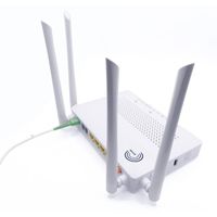 Elfcam® - ONU pour GPON-EPON OLT, avec Port Fibre Optique SC-UPC Monomode et 4 Ports GE Gigabit Ethernet