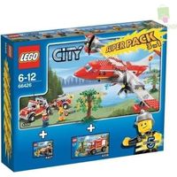 Caserne de pompiers LEGO City set 3 en 1 super 66426 - LEGO - Caserne de pompiers - 1205 pièces - Rouge