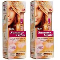 LOreal Paris Summer Lights Lightening Gelee Kit From Dark Blonde to Light Blonde Hair [02] 34 oz (Pack of 2)