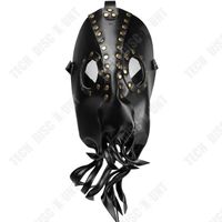 Masque de poulpe d'Halloween - TECH DISCOUNT - Style punk sombre - Accessoires métalliques - Réglable