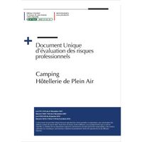 Document Unique d'évaluation des risques professionnels métier (Pré-rempli) : Camping - Hôtellerie de Plein Air - Version 2023 +