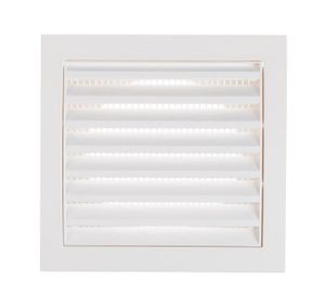 Grille De Ventilation La Ventilazione GL30B-Y - Blanc - 340x140 Mm - Passage Air 120 Cm²