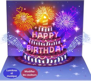 Carte Anniversaire 40 Ans - Carte De Vœux Blanche à Personnaliser, 280g, Enveloppe Kraft | Pour Homme Ou Femme, Cadeau Déco Émotion