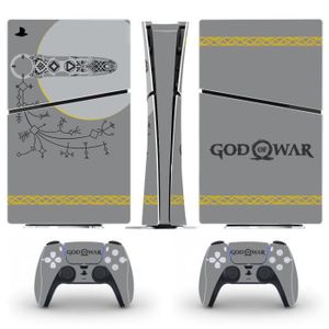 STICKER - SKIN CONSOLE Bleu - God of War Game PS5 Slim Digital Skin Stick