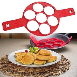 Moule à pancakes en silicone  Rouge -  - Yannick