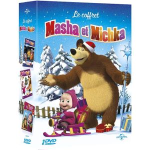 DVD DESSIN ANIMÉ Coffret Masha et Michka 3 DVD 35 Episodes Enfants 