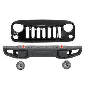 Pour Jeep Renegade réflecteur Cadre Pare-chocs Couverture Dark Chrome Acier Inoxydable 2x