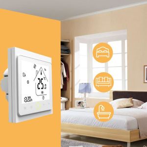 Blanc Neufday Contr/ôleur de temp/érature Intelligent avec Thermostat LCD programmable Digital pour Usage Domestique