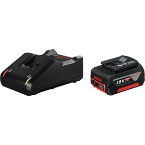 CHARGEUR MACHINE OUTIL Set batterie Bosch Professional GBA 18V 4,0Ah + Chargeur GAL 18V-40