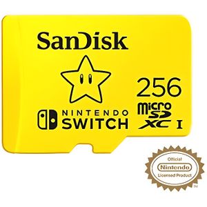 CARTE MÉMOIRE SanDisk - Carte microSDXC UHS-I 256Go pour Nintend
