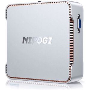 NiPoGi Mini PC,12GB DDR4/ 128GB ROM Ιntel Celeron J4125 Processor