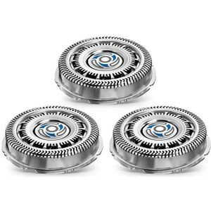 Lot De 3 Têtes De Rasoir Pour Philips AT750/AT752/etc. - Compatibles HQ8/5, Inox