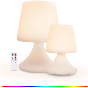 VEILLEUSE BÉBÉ uuffoo LED Table Rechargeable Lampe, Lampe de Chevet Portable Télécommandée RGB Couleurs Veilleuses à Intensité Variable, pour C414