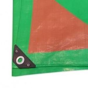 /épaisseur 16 MIL Lot de 1 Commercial B/âche /étanche multi-usage en poly/éthyl/ène Argent/é//Noir 2,5 x 3/ m