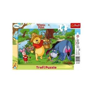 PUZZLE Puzzle cadre Winnie l'Ourson TREFL - 15 pièces - P