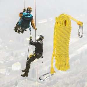 MATÉRIEL DE CORDE ABI 20m Corde d'Escalade pour Escalader Parachute 