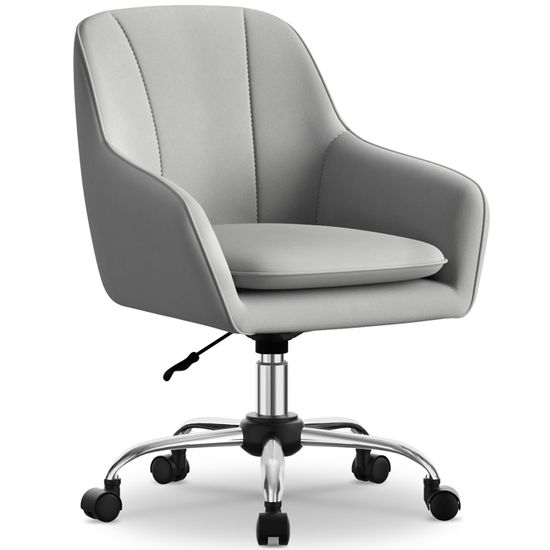 Chaise De Bureau Pivotante Pour Enfant – Hauteur Réglable 36-46 Cm – Dossier Et Accoudoirs Réglables – Vert Clair - 5