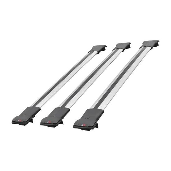 Barres De Toit Aluminium Pour Fiat Scudo 2 (2007-2016) Avec Rails Surélevés - Amovibles Et Solides (charge 75kg)
