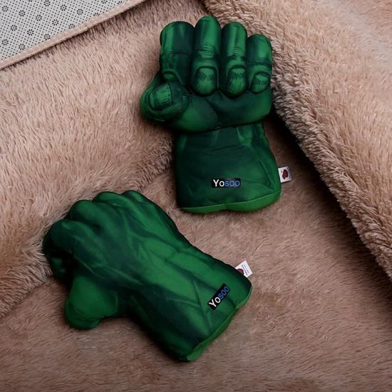 Les Gants de Hulk en Peluche !