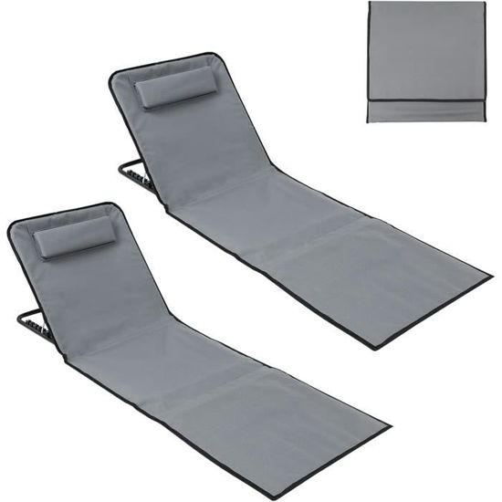 Chaise Longue De Plage En Bois, PLIABLE, COULEURS ECO