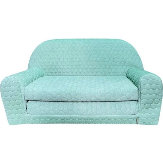 Canapé lit enfant - couleur bleu vert d'eau - Cdiscount Puériculture &  Eveil bébé