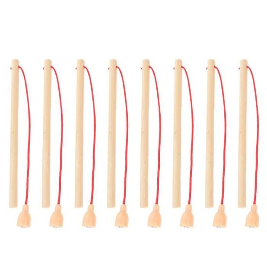 Lot De 10 Mini Cannes à Pêche Magnétiques En Bois – Jouet D'Adresse Pour Enfants, Jeu De Pêche Éducatif