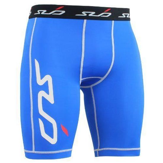 Sub Sports Dual Compression Homme Cyclisme Short Rouge Respirant Sous-vêtement court 