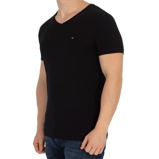 Tommy Hilfiger Homme T-shirt slim à col 