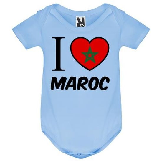 Body Bebe Bebe Garcon Bleu Jaime Le Maroc Bleu Cdiscount Pret A Porter
