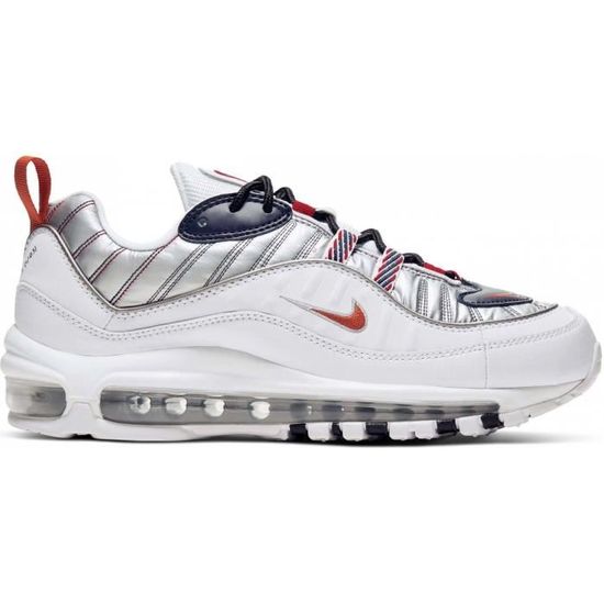 Baskets Nike Sportswear Air Max 98 Premium pour femmes blanc Blanc Cdiscount Chaussures