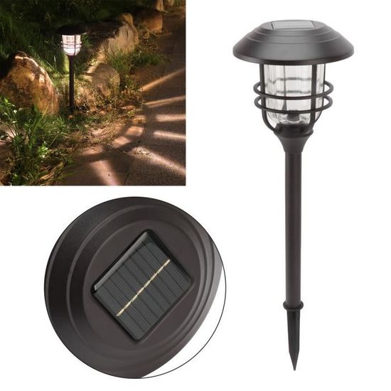 Piquet De Sol Galvanisé Pour Lampes De Jardin - 30 Cm De Profondeur, Diamètre 15 Cm - Fixation Stable Pour éclairage Extérieur