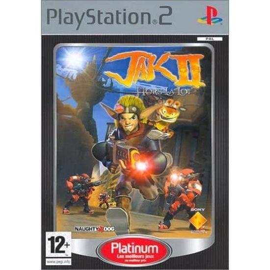Jeu PS2 JAK II: HORS LA LOI - Version PAL - État Correct Avec Manuel - Jeu D'Action/Aventure - Rétro Gaming