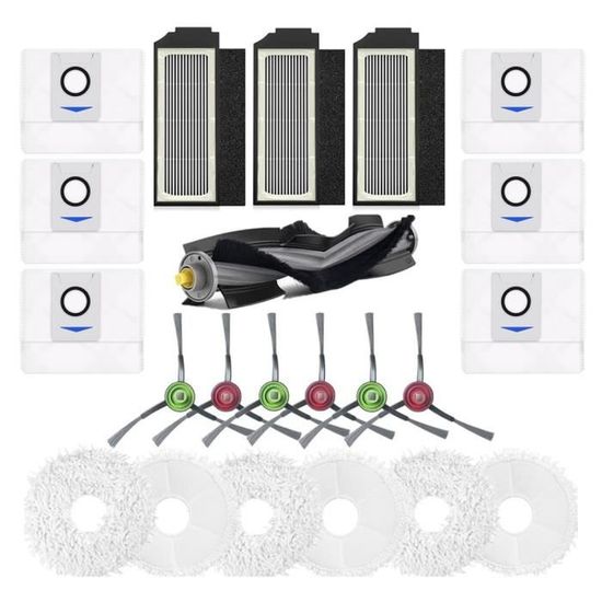 Lot De 10 Tampons Lavables Pour Serpillière De Robot Ecovacs Deebot X5 Pro Omni - Compatibles Et Réutilisables