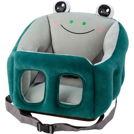 Siège de table bébé Réhausseur de Chaise Siège auto bébé animaux de dessin animé multifonctionnel portable lavable-grenouille
