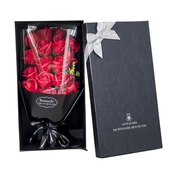 Boîte De 17 Roses Éternelles - Cadeau Romantique Pour Mère, Anniversaire, Saint-Valentin - Conservation 3 Ans - 4