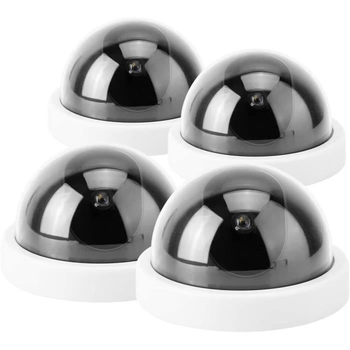 Fausse Caméra De Sécurité Avec LED Clignotante – Simili Surveillance Pour Maison, Commerce, Dissuasion Facile